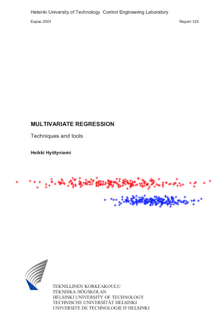 multivariate regression -kirja